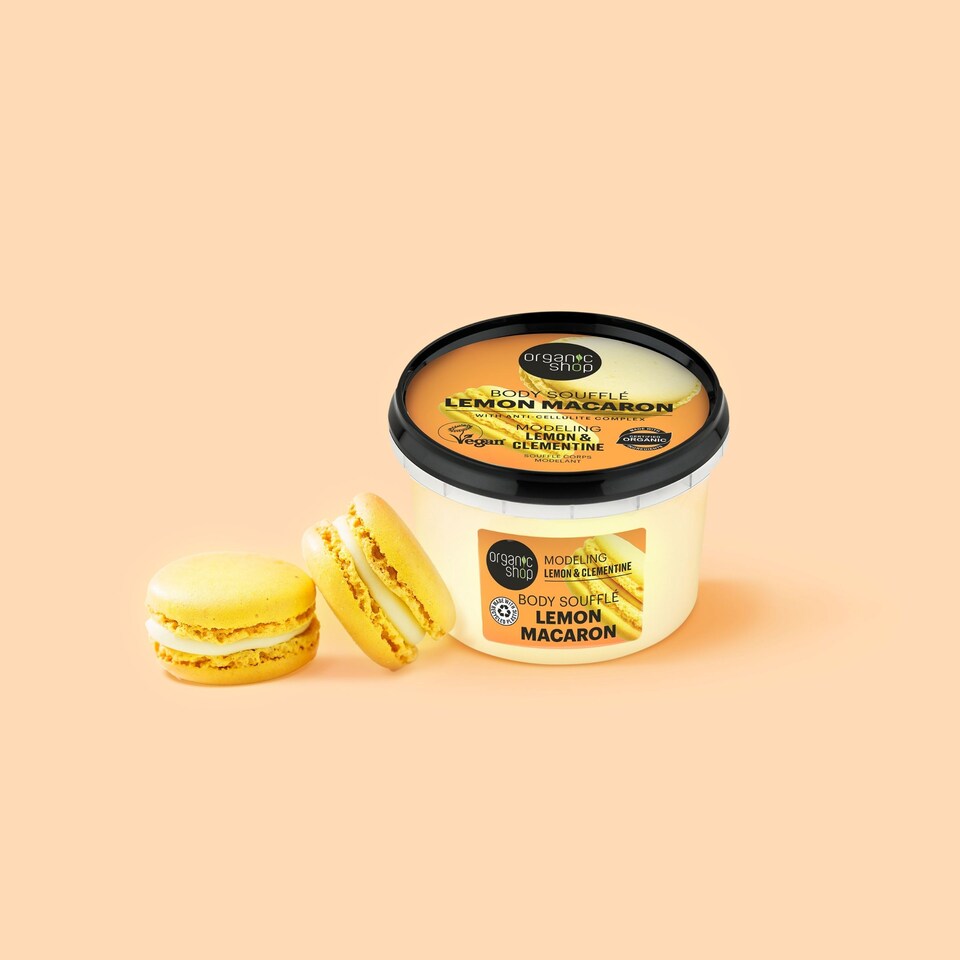 image 1 of Organic Shop LemonMacaron BodySouffle Lemon&Clementine 250ml
