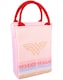 image 4 of DC Comics Wonder Woman Lunch Bag | Rectangular Tote Style 3 Piece Set with Water Bottle & Snack Container | Embrace Superhero Power | Pink Shield Design for Adults & Kids | Wonder Durable Material