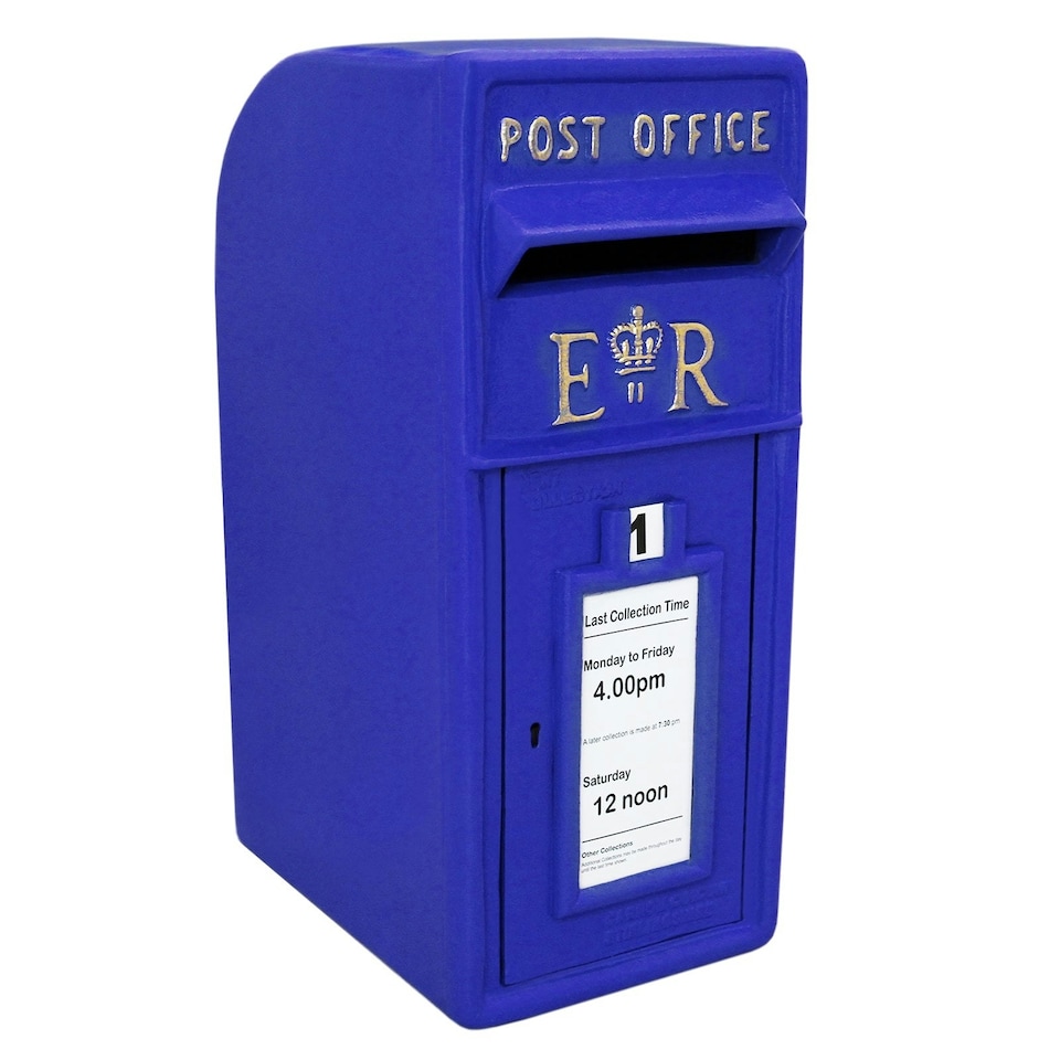 image 1 of Blue Scottish Post Box