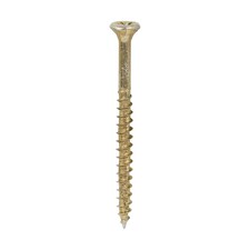 Timco - Velocity Premium Multi-Use Screws - PZ - Double Countersunk - Yellow  (Size 3.5 x 45 - 200 Pieces)