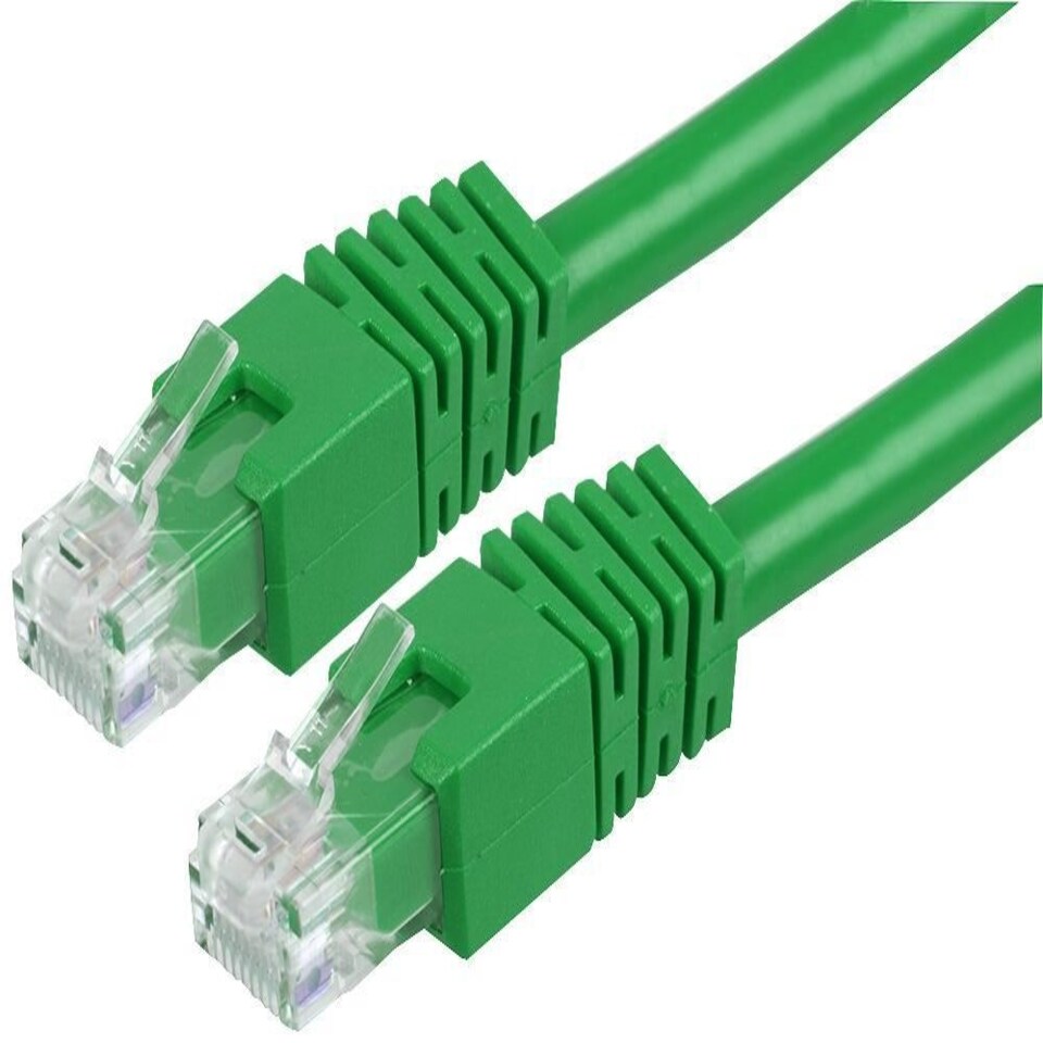 PRO SIGNAL - RJ45 Male to Male Cat6 UTP Ethernet Patch Lead, 20m Green