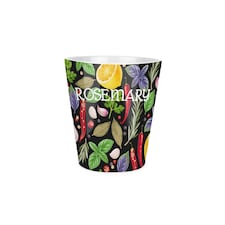 Vibrant Herbs Small Ceramic Rosemary Plant Pot