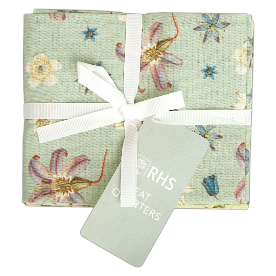 image 1 of RHS Fat Quarter Fabric Bundle, Geissler, 45 x 56cm