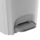 image 6 of Living and Home 15L Pedal-operated Rubbish Bin With Lid | White