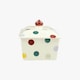 image 4 of Butter Dish: Emma Bridgewater Polka Dot Butter Dish, Ceramic | White