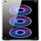 image 3 of CiT Mirage F6 Mid Tower ATX Gaming PC Case - Black&nbsp; Black