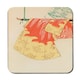image 3 of Set of 12 Placemats and Coasters 11 x 8 Placemats 3.7 x 3.7 Coasters Wood Bottom