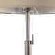 image 3 of Verta - Pewter Floor Lamp with Matching Silk Shade Grey | Grey