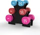 image 1 of 12kg Neoprene Dumbbell Set with Rack