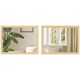 image 1 of HOMCOM 30 x 40 cm Wall Bathroom Mirror, Vanity Mirror, Set of 2