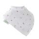 image 1 of Ziggle Baby Dribble Bib Flowers & Ferns White