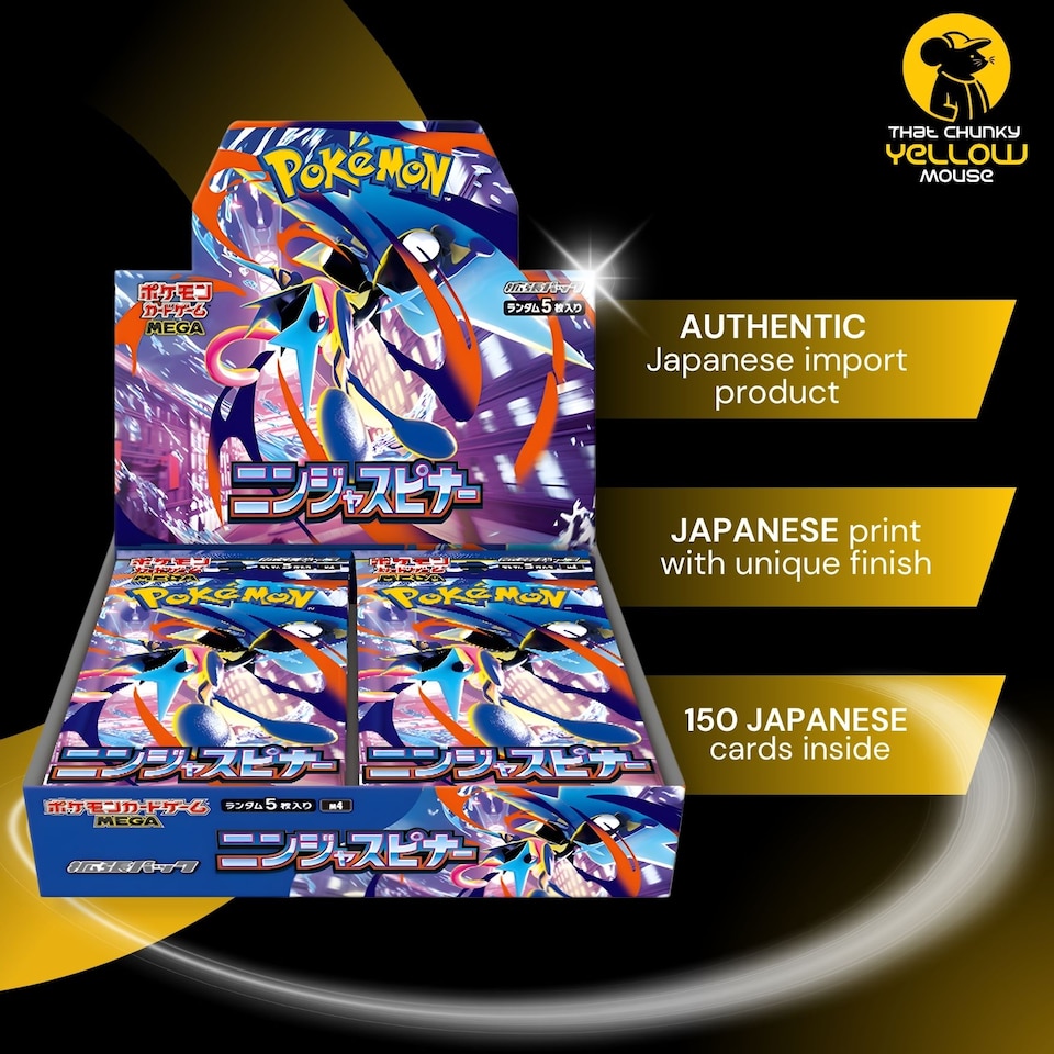 Pokemon Cards Chaos Rising Ninja Spinner Unshrinked Booster Box