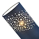 image 2 of Modern Stars Decorated Children/Kids Midnight Blue Cotton Bedside Table Light | Blue