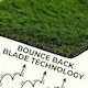 image 8 of 35mm Artificial Grass - Natural and Realistic Looking Fake Lawn Astro Turf | Green | 1M x 19M | 1