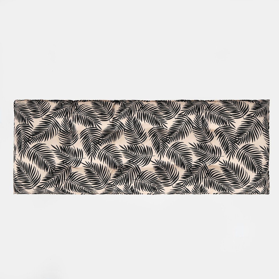 image 1 of OHS 2 Seater Outdoor Garden Patio Deck Soft Plump Waterproof Long Bench Cushion Filled Seat Pad Multi | Monochrome | 40 x 110cm