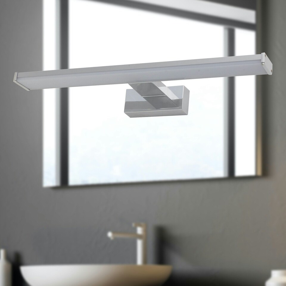 image 1 of Set of 2 Verve - Bathroom LED Over Mirror Lights Chrome