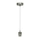 image 2 of Set of 2 Carss - Satin Nickel Ceiling Pendant Flex Suspension Kits for Easy Fit Shades | Chrome | 2