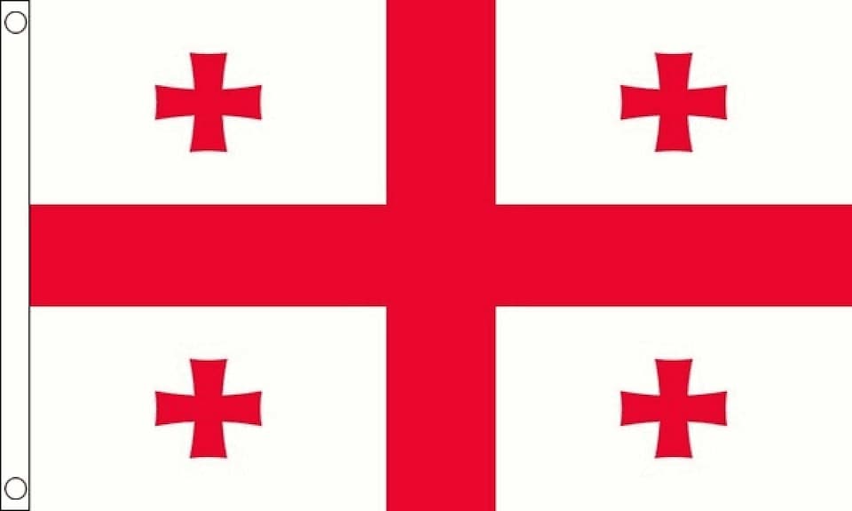 image 1 of Georgia Flag 5x3ft With Eyelets | Multi