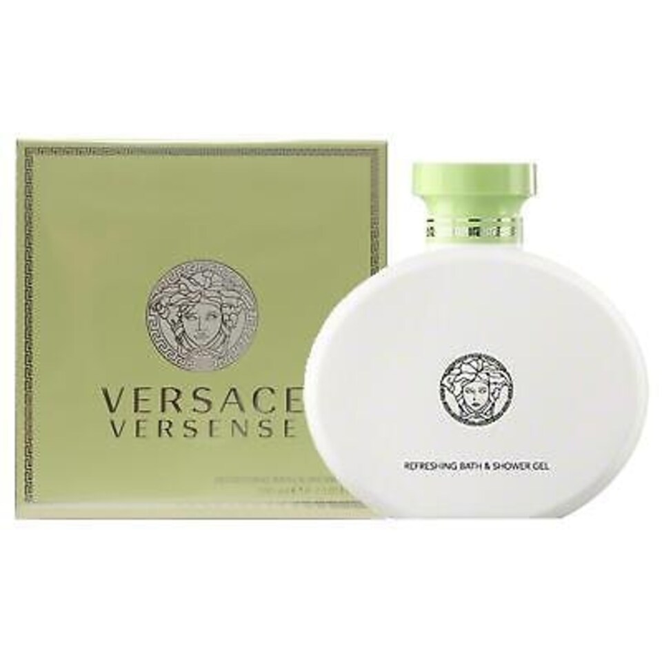 image 1 of Versense Womens Bath & Shower Gel 200ml VERSACE Woody floral Scented Body Wash
