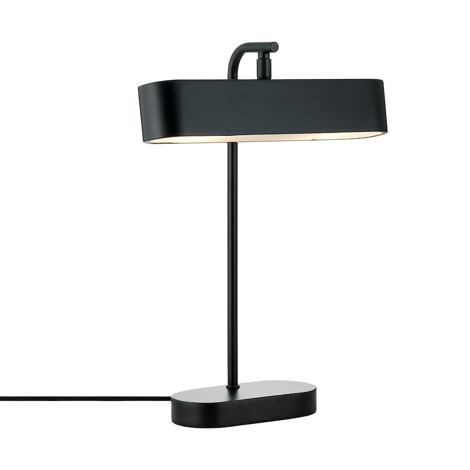 image 1 of Nordlux Merlin Indoor Table Lamp Black Metal G9 Adjustable Head - Mains Powered, IP20 | Black | Black