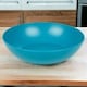 image 3 of 6 Unbreakable Plastic Deep Round Bowls Coloured Reusable Dinner and Picnic Plates | Multi | Teal | 6