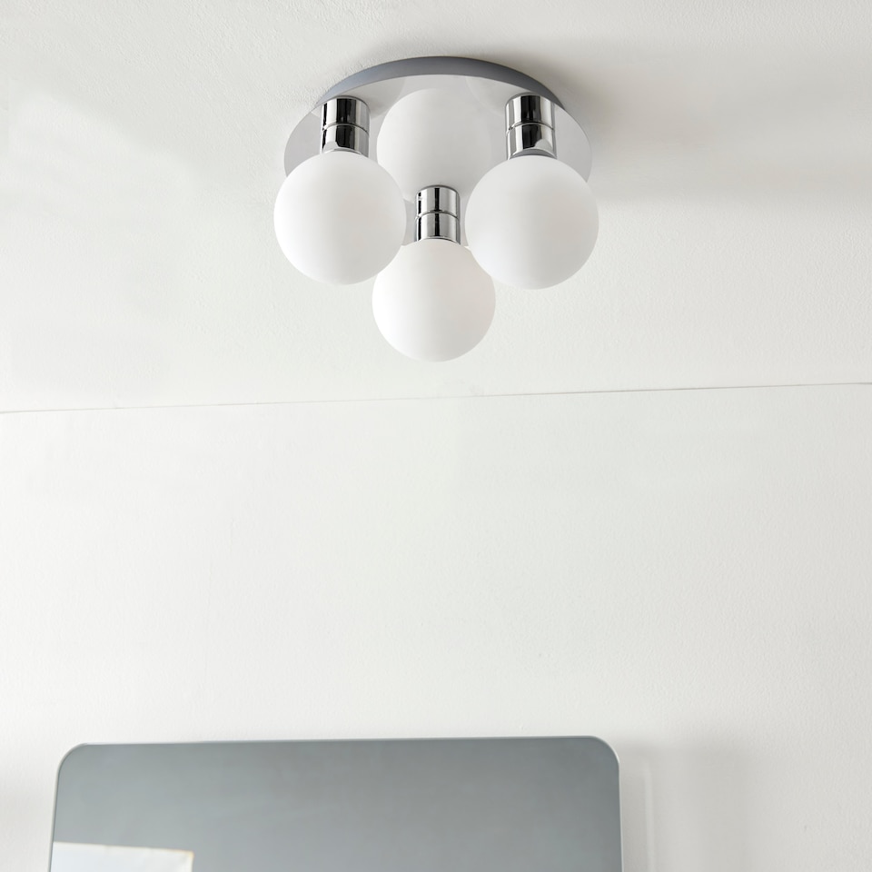 image 1 of Tago 3 Light Semi Flush Ceiling Light