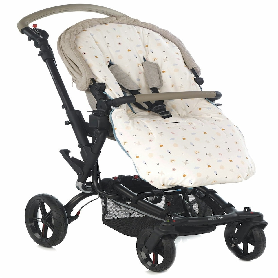 image 1 of Jane Nest Plus Slight Footmuff Cream | Iris