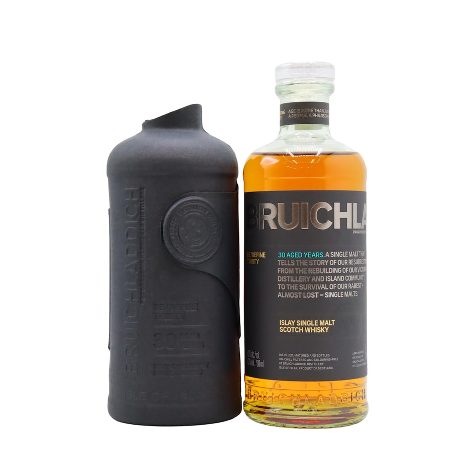 image 1 of Bruichladdich - Re-Define Islay Single Malt Scotch 30 year old Whisky | Multi | Subtle floral notes of geranium and rose are married with pear drops, candied lemons and soft spice, complementing Bruichladdich’s signature maritime character. | 1