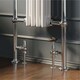 image 2 of Derry Traditional - Chrome Thermostatic Radiator Valve & Lockshield Angled 8mm