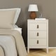 image 7 of Barcelona Bedside Table 3 Drawers in Cashmere N/A