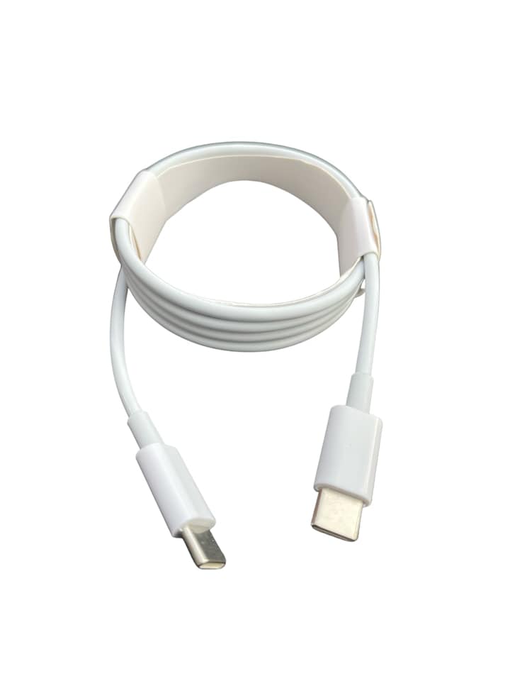 image 1 of 1m USB-C to USB-C Charging Cable | White