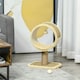 image 2 of PawHut 56cm Cat Tree for Small Cat with Scratching Post Tunnel Cushion Beige