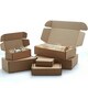 image 3 of 50 x Brown Die Cut Boxes 15 x 12 x 2.5" (381x304x63mm) Folding Postal Shipping Cartons Brown