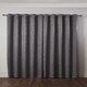 image 3 of Royal Damask Elegant Woven Blackout Eyelet Curtains 168cm x 228cm Silver Grey | Grey