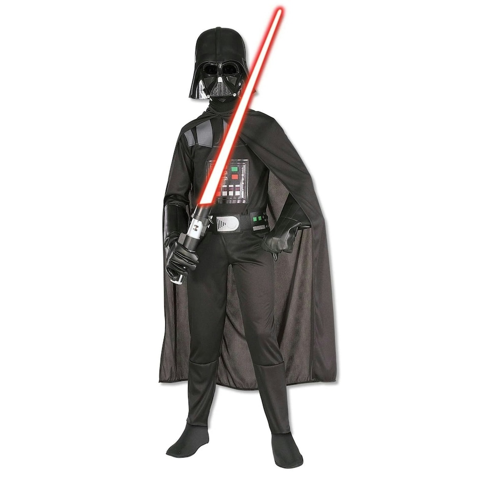 image 1 of Star Wars Boys Darth Vader Costume - Black - 14-16 Years 16
