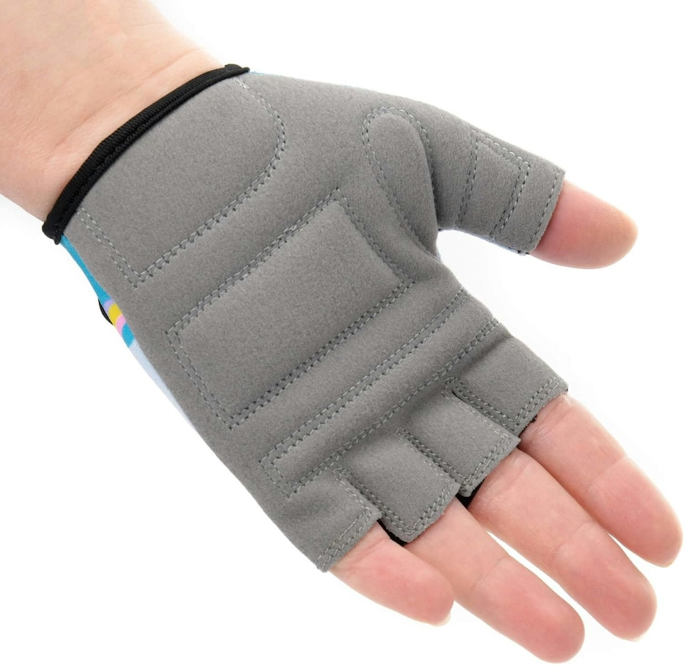 image 1 of Meteor Kids Bike Gloves – Breathable, Non-Slip, Padded for Comfort & Safety | Multi | Pony | S
