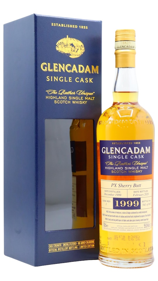 Glencadam - Single PX Sherry Cask No. 1  1999 20 year old Whisky