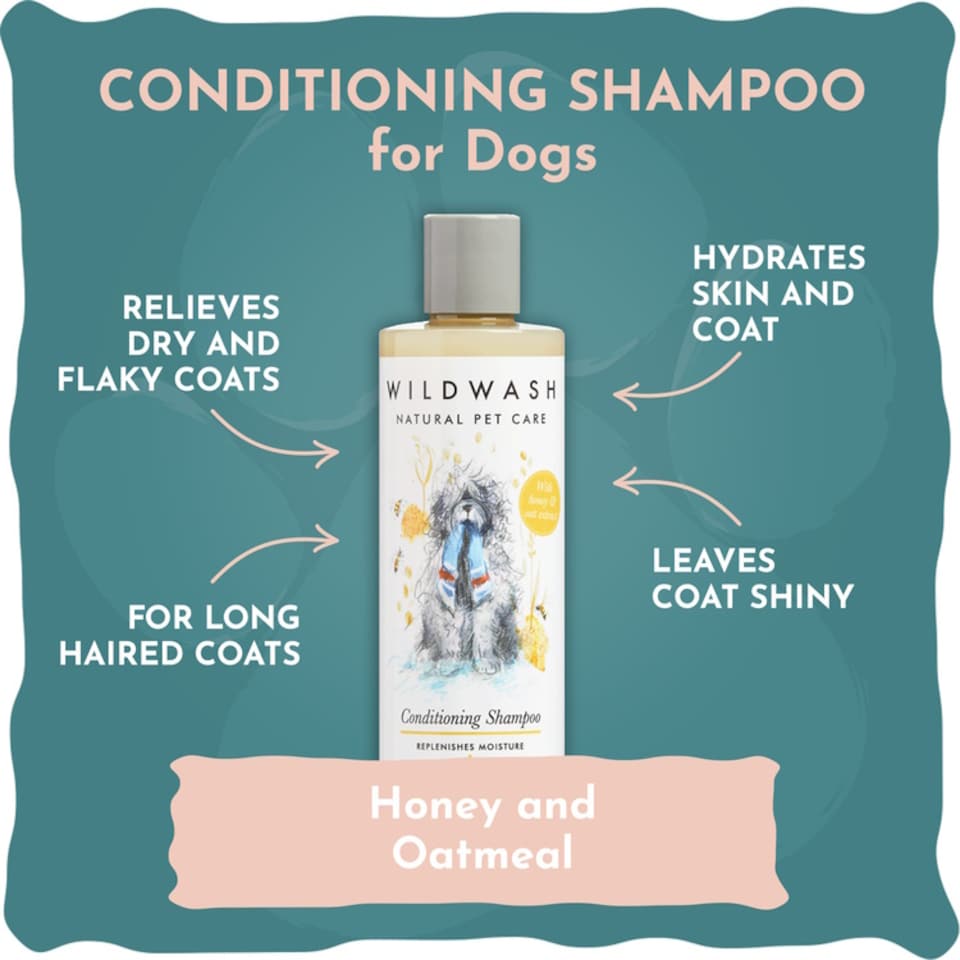 image 1 of WildWash Natural Conditioning Shampoo for Dogs 250ml