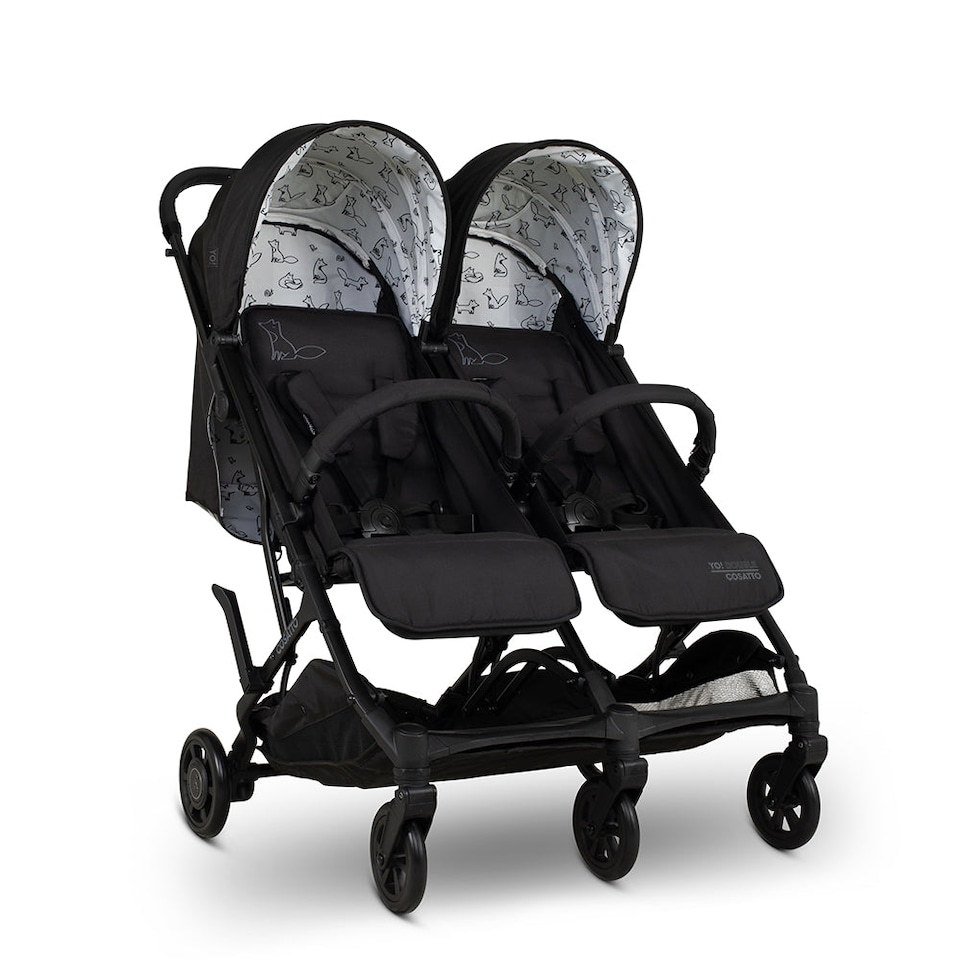 image 1 of Cosatto Yo Double Pushchair Twin Stroller Birth to 22kg