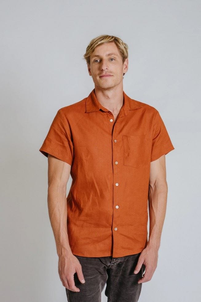 Common Stitch Finch Button Up Paper Sewing Pattern â Menâs Shirt, Sizes XSâXXL, Intermediate