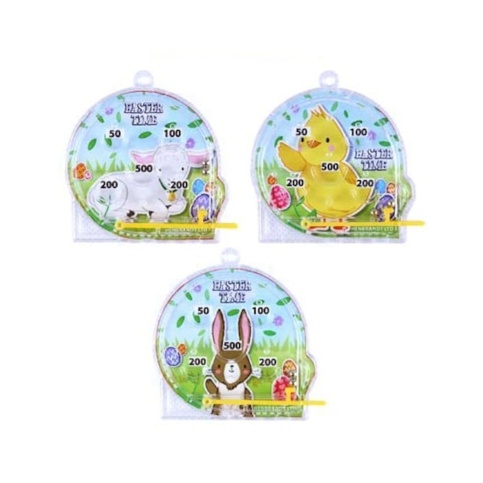 Assorted Easter Characters Mini Pinball Game