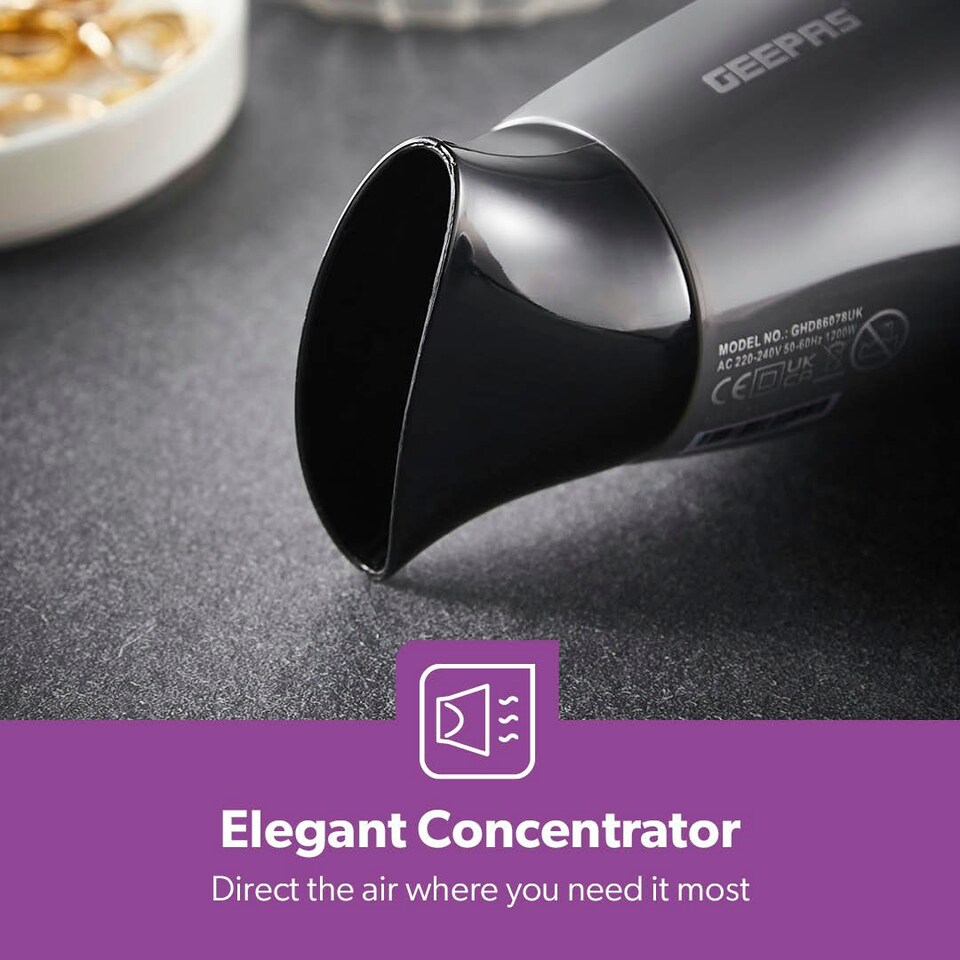 image 1 of GEEPAS 1200W Powerful Hair Dryer