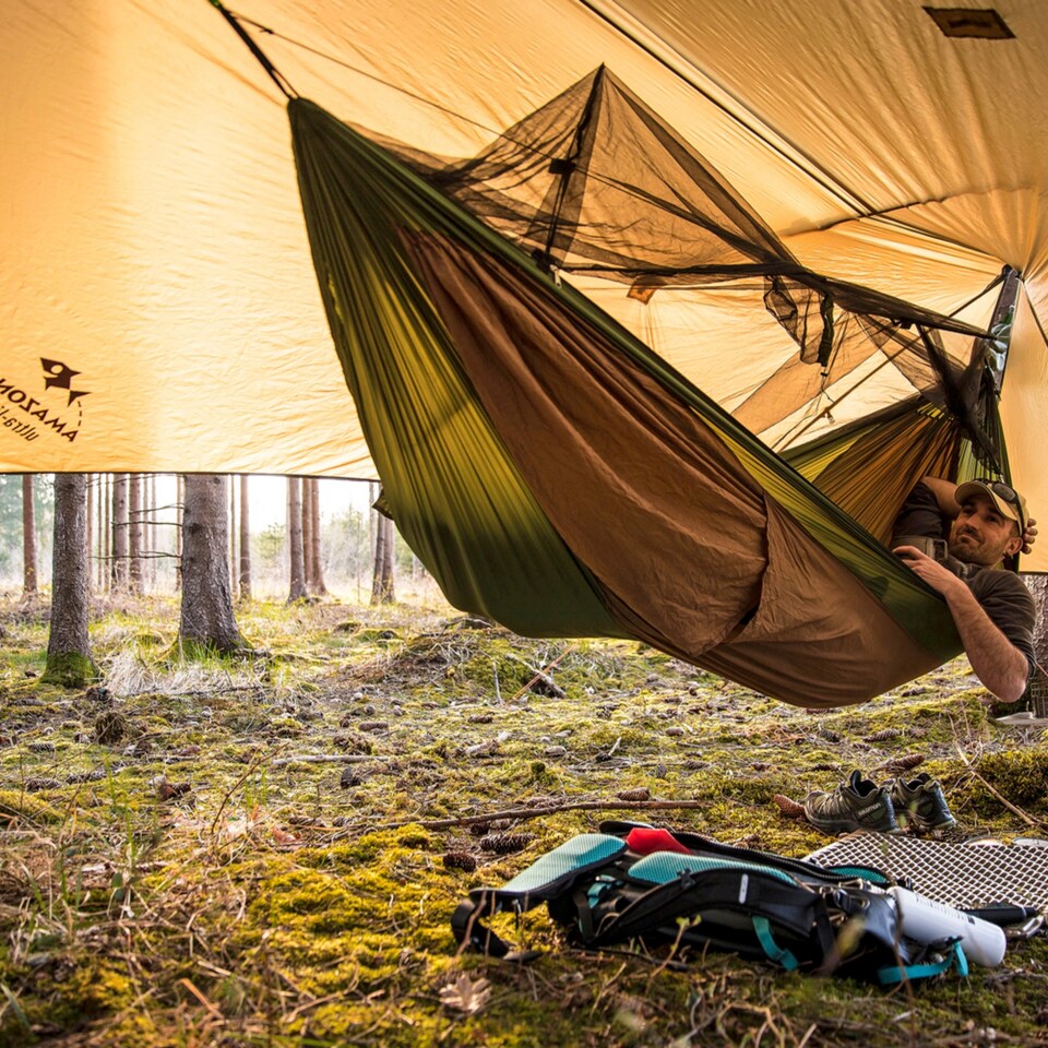 image 1 of Amazonas Camping Hammock Wing Tarp – Adventure