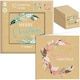image 1 of Pack of 10 Mini Kraft Foliage Design Christmas Cards