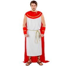 Mens Roman Tiberius Costume | Red | red | L/XL | 1