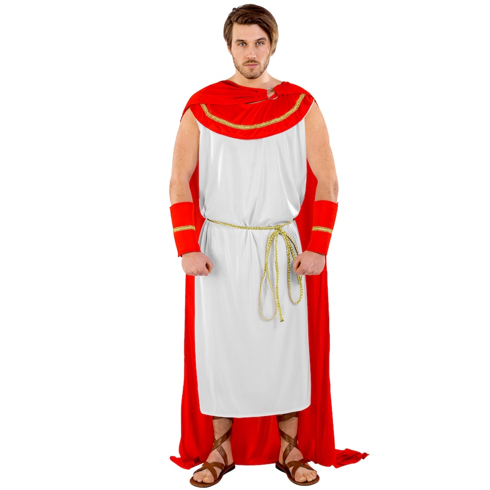 image 1 of Mens Roman Tiberius Costume | Red | red | L/XL | 1