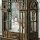 image 7 of HOMCOM Christmas Snow Globe Lantern with Lights for Holiday, Bronze Tone