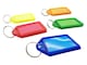 image 5 of Pack of 100 Small Assorted Coloured Identity Tag Key Rings
