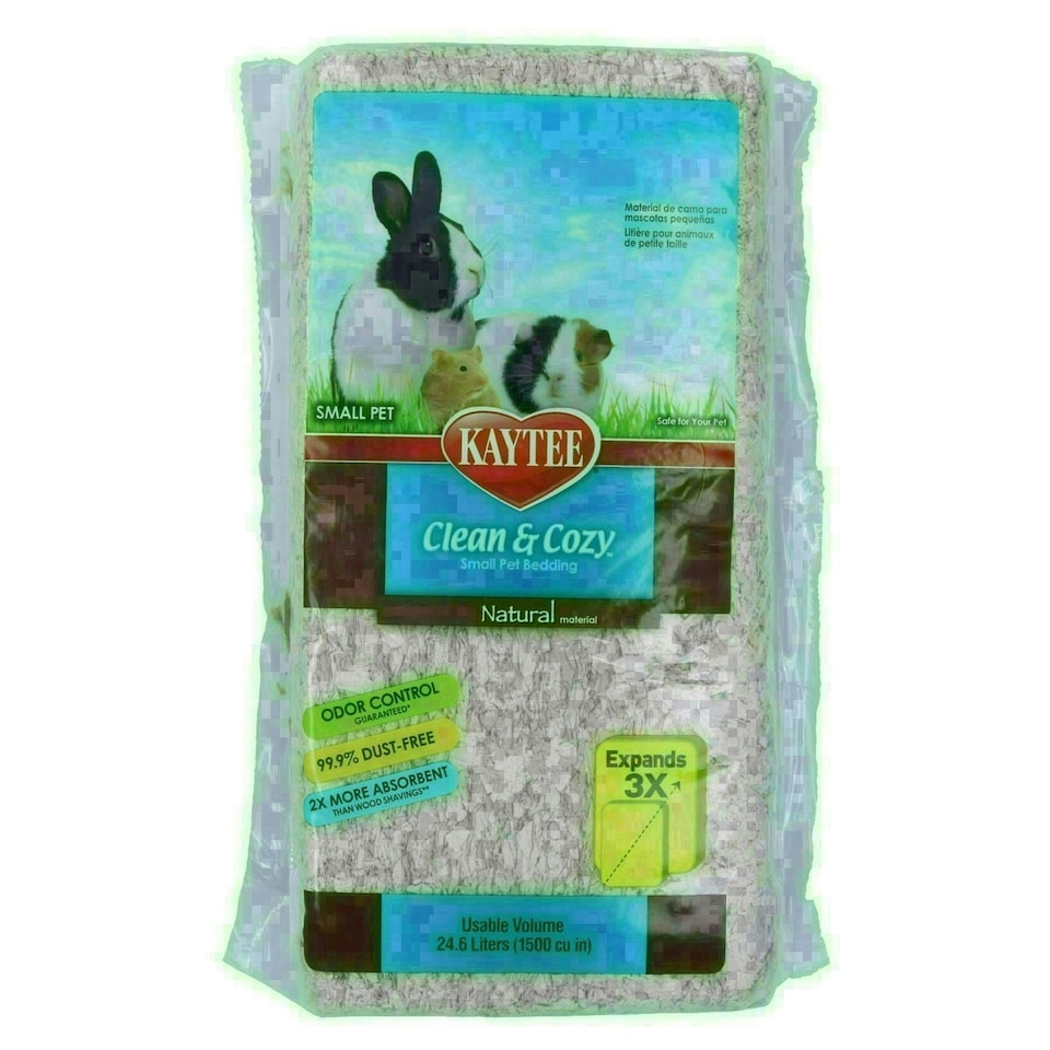 image 1 of 2PK 24.6L Brown Clean & Cozy Small Animals Bedding 99% Dust Free Odor Control