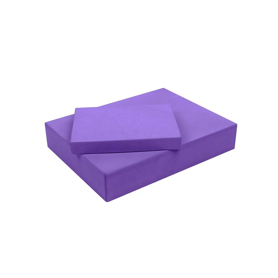 image 1 of Fitness Mad Pilates Block,  Eva Sitting Block For Pilates & Home Workouts, Support For Various Postures, Blue, 35cm X 25cm X 60mm